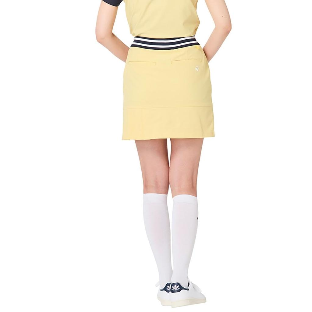 Taylor Made High-Waisted Pleated Skirt, Cream, Size Small, Women's, 2024FW UN413