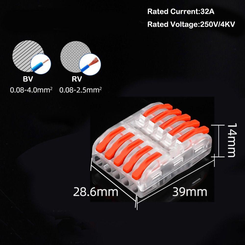 Universal Wire Connector Mini Fast Connector Compact Splice Electrical Connectors Electrical
