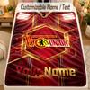 Flannel BlanketUnion Berlin FC Custom Name Text Personalized Soft Warm Throw Blanket Home Decor Gift
