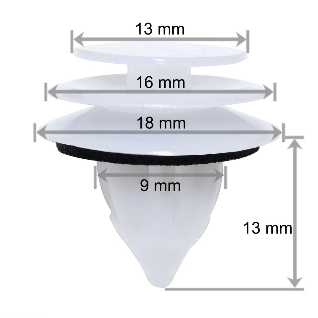 Woodzdon Door Trim Panel Clip Push Fastener GJ6R-68-ABX Mazda 3 Mazda 5 Mazda 6