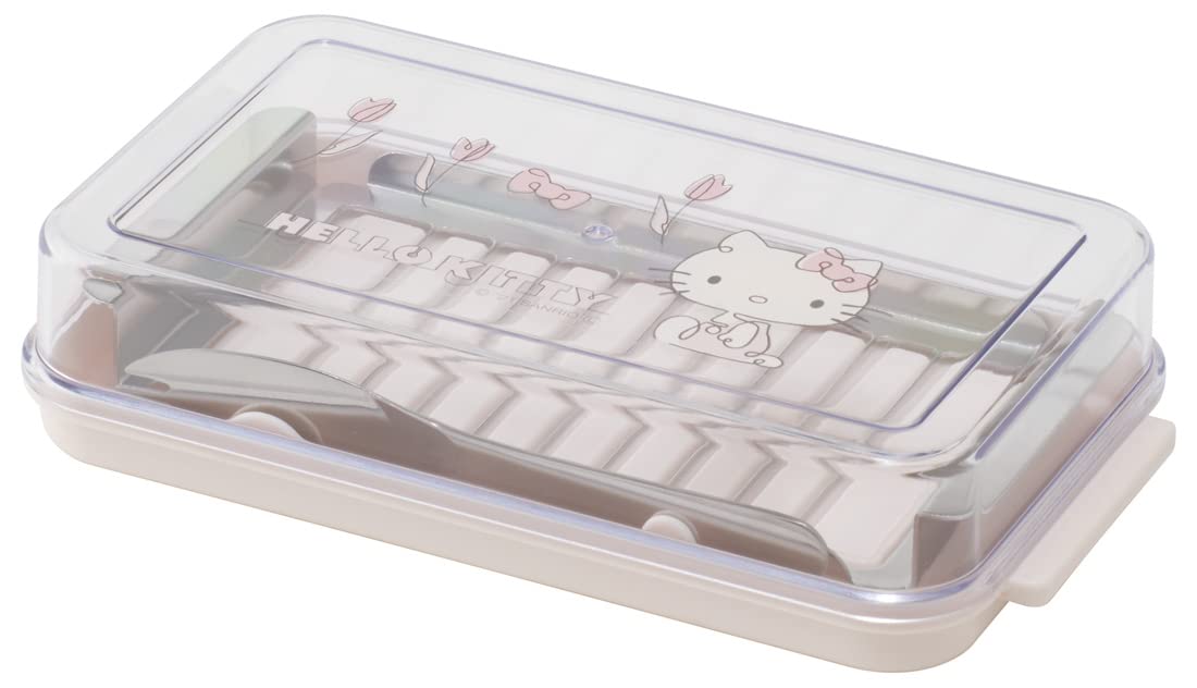 

Skater Stainless Steel Butter Case with Butter Made in Sanrio Hello Kitty Line Cutter-Style Knife, Japan, Design, BTG2DX-A