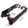 For Harley Touring Electra Glide Street Glide Road King Ultra Classic 1994+ Black Moto 4" Hard Stretched Saddle Bag Extension