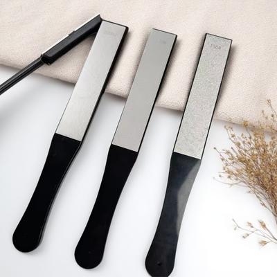 Handheld Diamond Knife Sharpener Two-sided Grinder Acrylic Handle Sharpening Rod Professional Sharpening Stick Grit 150-1200#