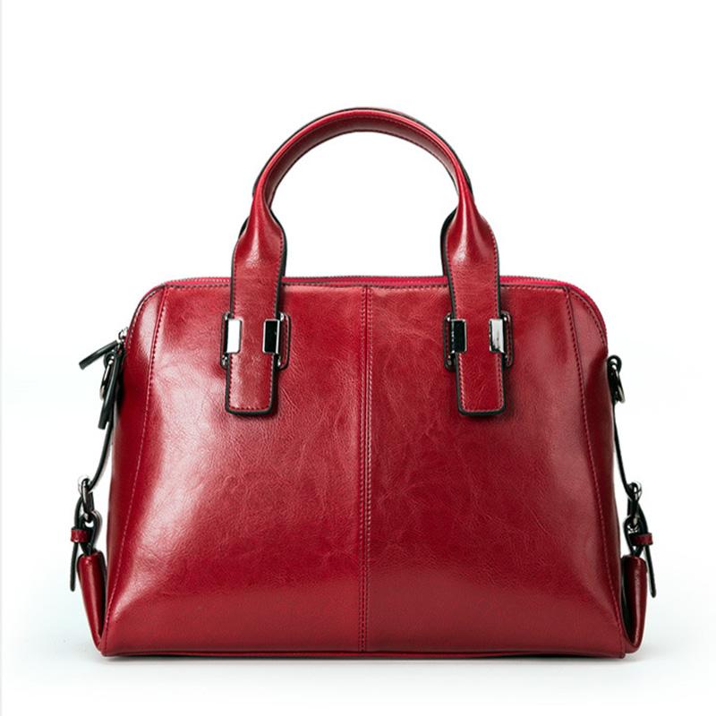 Echtes Leder Damen Tote Bags Luxus Handtaschen Doppelreißverschluss Design Damen Umhängetaschen Designer Echte Rindsleder Handtaschen Sac A Main