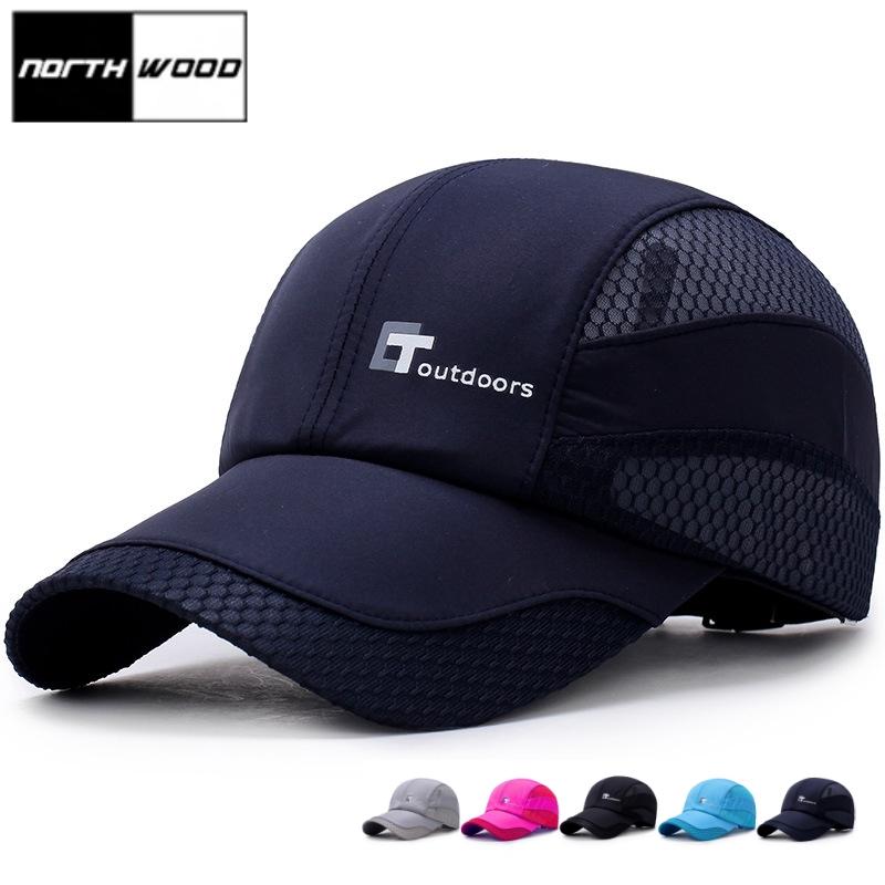 NORTHWOOD 5 colors Outdoor Baseball Cap Men's Casual Peaked Cap Quick-drying Sports Mesh Women's Hat Sun Hats for Adults