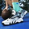 Fashion With Ties Spring-autumn Skate Vulcanize Men's Basketball Sport Shoes Men's Blue Sneakers Basquet Small Price Collection