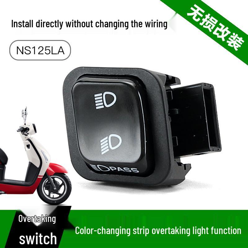 

New Continent NS125LA High/Low Beam & Overtaking Light Switch - Easy Install