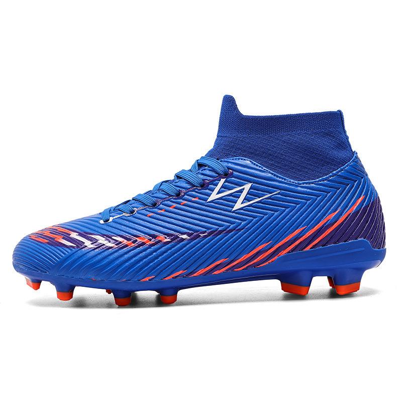 Student Broken Shoes Men S And Women S Artificial Turf Youth Football Shoes Leather Foot Children S High Top Training Dingtalk 35