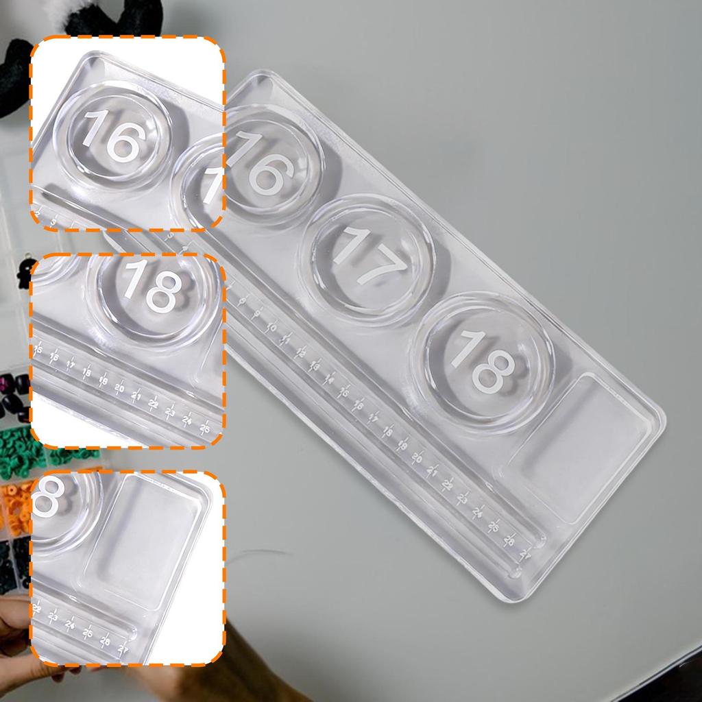 Beading Board for Jewelry Making Bracelet Sizer Easy to Use Gift Enthusiasts Handmade Practical