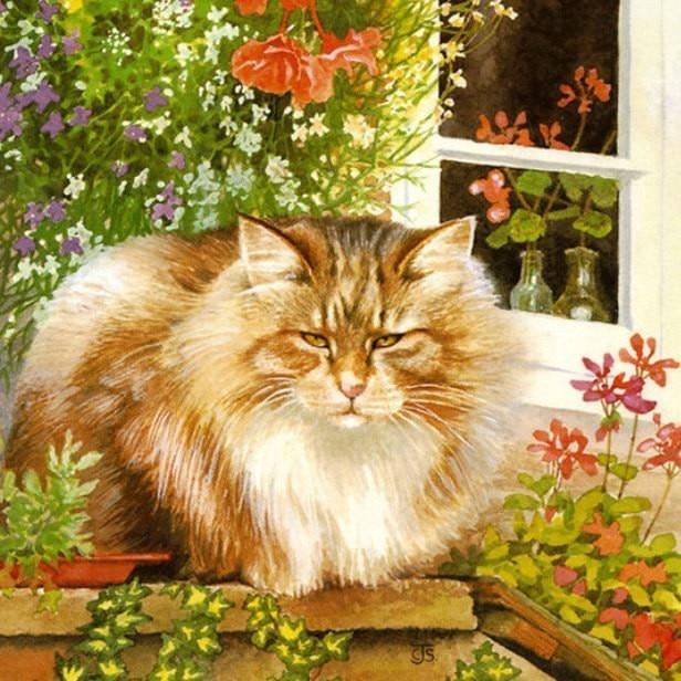 

DIY Алмазная Мозаика Кошка Настенная Алмазная Живопись Животных Картина Стразы Мозаика Наборы Вышивка Бисером Full Round 40x40CM