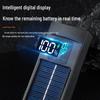 Solar-Powered Front Bike Light & Horn: Super Bright, Rechargeable, Night Riding Mountain Cycling Accessory.