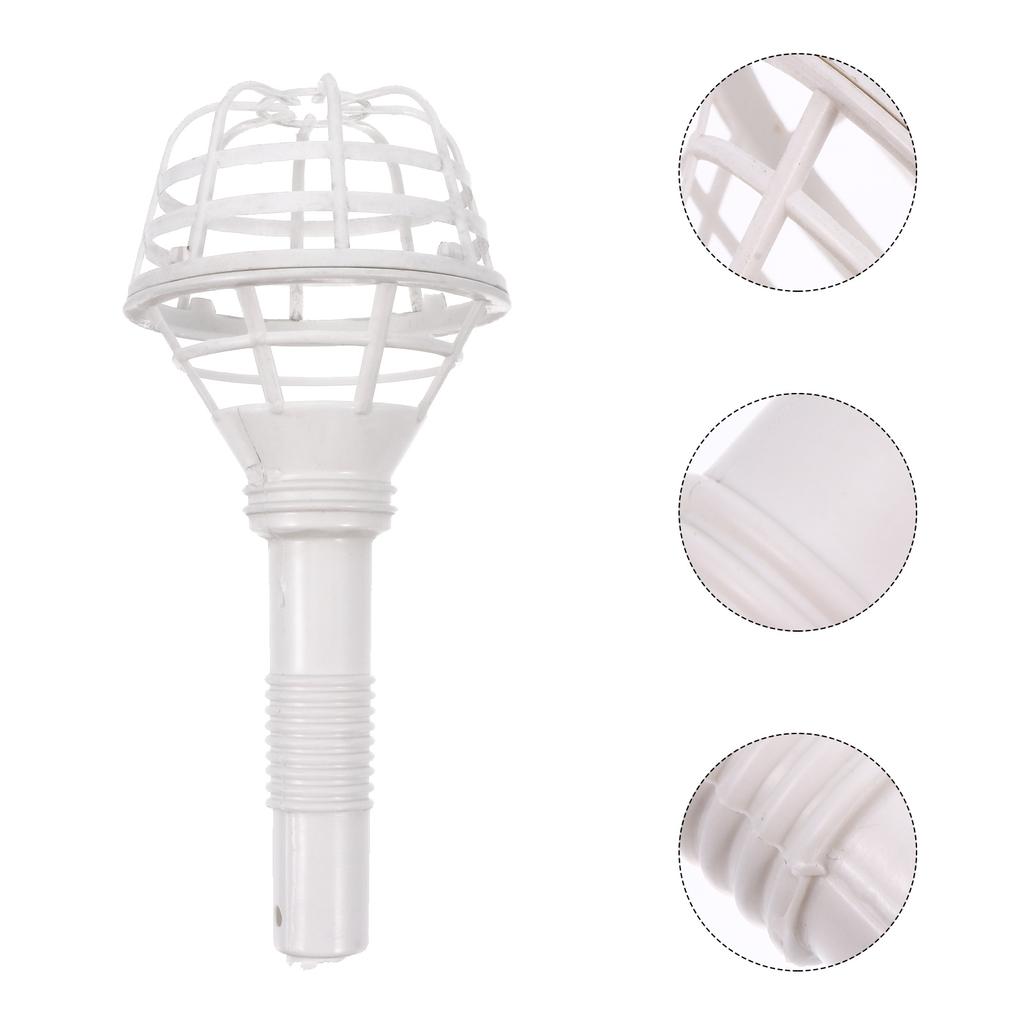 10 Pcs Flowers Empty Receptacle Bride Artificial Holder Plastic Mums Floral with Mud