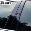 Autosäulen-Abdeckungen für Hyundai Creta Ix25 2014 2015 2016 2017 2018 Glänzend Schwarze Tür-Fenster-Zierleisten Abdeckungen Aufkleber Zubehör