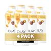 Olay Ultra Rich Moisture Body Wash With Shea Butter   22 Fl Oz Pack Of 4  88 Oz Total 