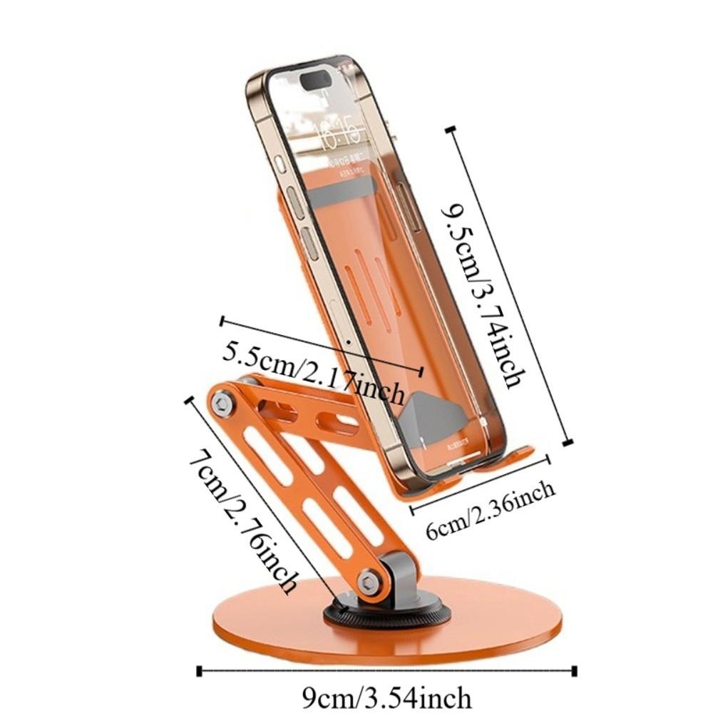 Folding Mobile Phone Holder Stand 360 ° Rotating Table Cell Phone Stand  Mobile Phone