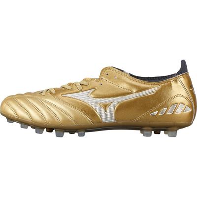 Pro 3 Round Toe Lace-Up AG (Rubber Short Studs) Non-Slip Wear-Resistant Soccer Shoes Men Soccer Shoes Gold P1GA238452