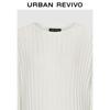 UR Women's Winter Ribbed Round Neck Knit Top