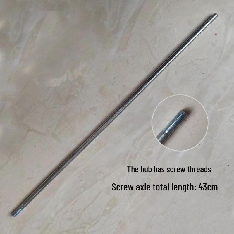 7.5mm Axle Iron Rod for Shopping Cart & Stair Climbing Cart with Two-Wheel Design