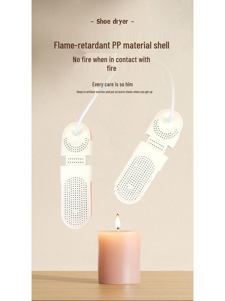 Adjustable Shoe Dryer & Warmer for Adults and Kids - Timed Heating & Deodorizing