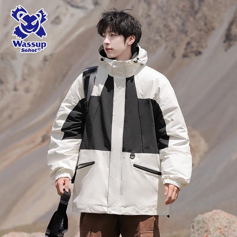 Wassup Sohot Men's 3-in-1 Outdoor Jacket