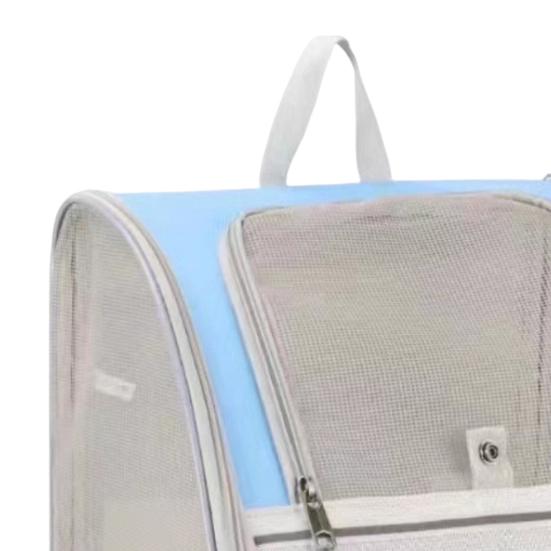 Σακίδιο Μεταφοράς Γάτας Φορητό Μεταφορέας Κατοικίδιων για Μεσαίο Μικρό Σκύλο Γάτα Έως 5 κιλά Αεριζόμενο Διχτυωτό Μεταφορέας Ταξιδιού Σκύλου για Πεζοπορία, Βόλτα, Εξωτερική Χρήση