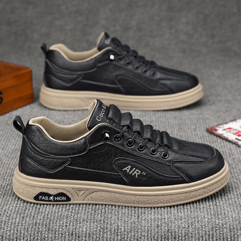 

Обувь мужская трендовая верхняя одежда маленькие кожаные туфли модные мягкие подошвы мокасины с одной педалью туфли на платформе маленькие кожаные туфли 2025 весна новые продукты 39 чёрный