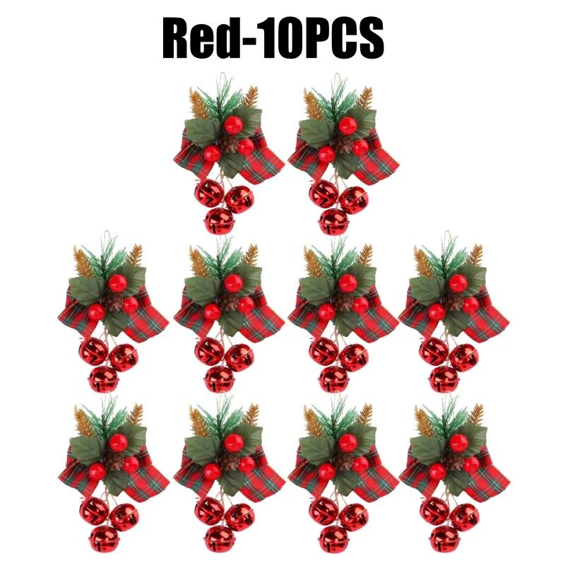 Christmas Bell Ornaments for Christmas Tree Jingle Bell Christmas Tree Hanging Decorations Cute Party Home Craft Bells Gifts