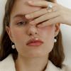 LOVE ME MONSTER Soft Silver Pearl Ring