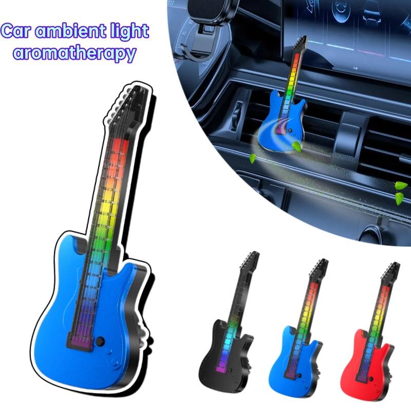 Air Freshener Car Smell LED Mini Conditioning Vent Outlet Perfume Clip Fresh Aromatherapy Fragrance Dashboard Car Perfume Decoration