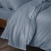 "Julian" Combed Cotton Percale Flat Sheet All Sizes Pure Cotton - Julian Blue Jean - - Julian Blue Jean - 240 X 300 Cm for