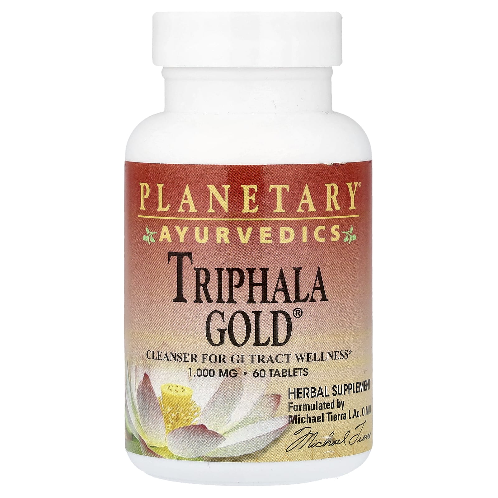 

Planetary Herbals, Ayurvedic, Triphala Gold®, 60 Tablets