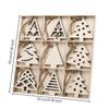 Wooden Christmas Hanging Ornament Rustic Unfinished Wood Blank