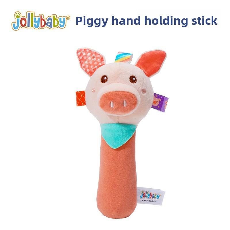 Baby Hand Grip Toy With Rabbit Duck Design For Early Development And Comfort For Infants