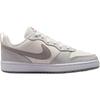 Nike Court Borough Anti Slip Wear Resistant Low Top Kids' Skateboarding Shoes Gray/White Sneakers DV5456-127