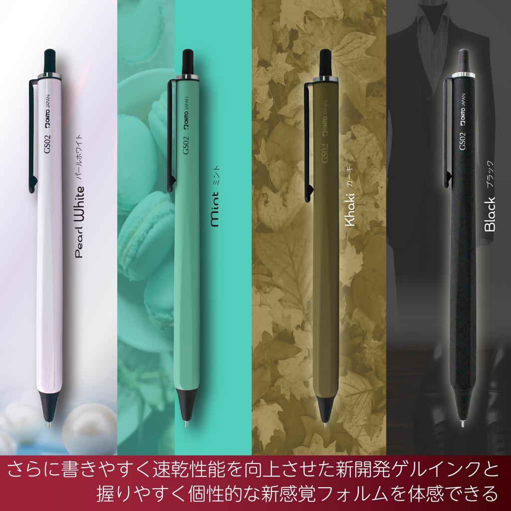 Auto Roller Gel Ballpoint Pen GS02 Black (GS02-G5-BK)