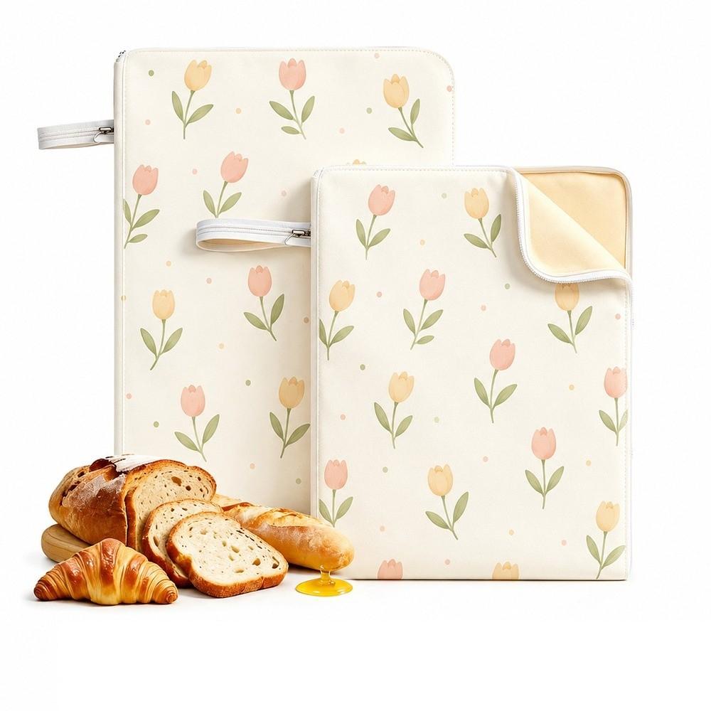 1pc Beeswax Coated Beeswax Bread Bags Organic Linen Food Storage Bags Sourdough Bread Bags Homemade