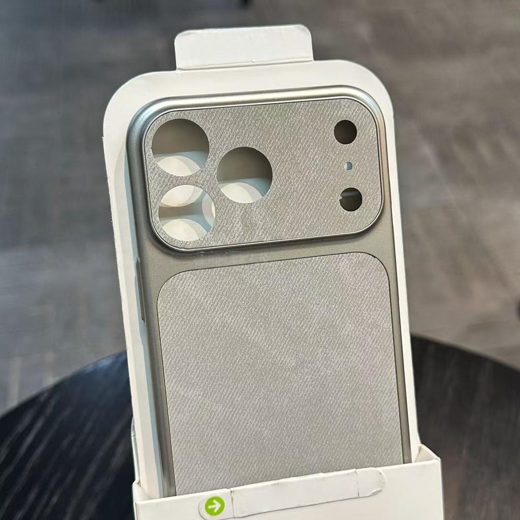 Denim Jeans Large Window Camera Protection Matte Phone Case for For Iphone Air 17 16 1 14 13 Pro Max Plus Shockproof Bumper Cover