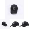 Stylish Men Women Baseball Hat With Embroidered Sailor Anchor For Outdoor Activities