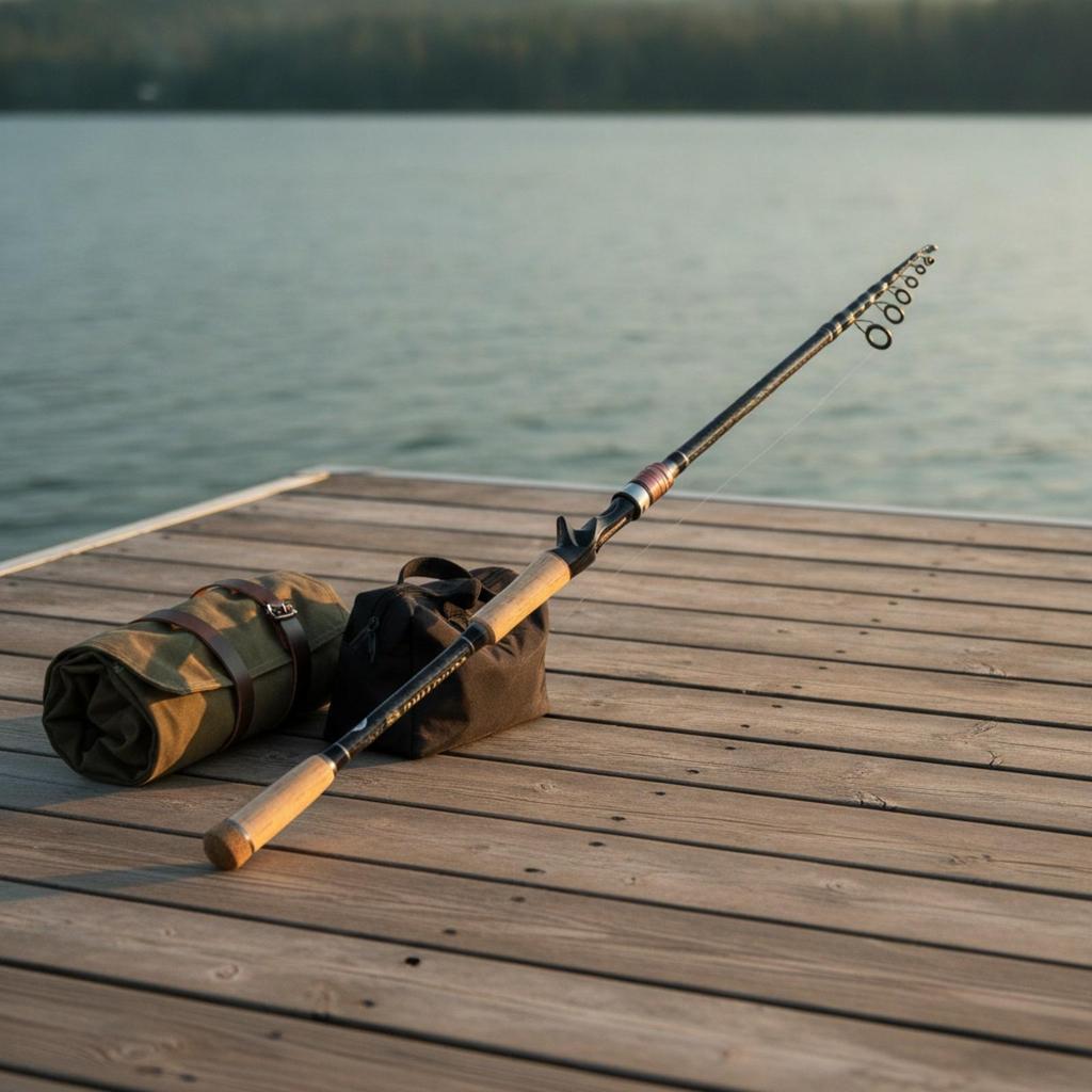 CarbonFiber Telescopic Fishing Rod Compact Carbon Fiber Lightweight