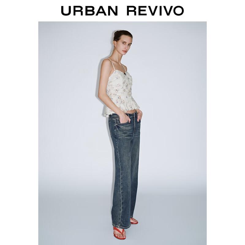 

UR Women s Vintage Washed Wide-Leg Jeans 26