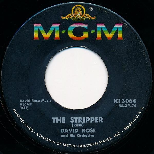 

7inch Record DAVID ROSE HIS ORCHESTRA Stripper Ebb Tide K13064 1962 US Pop Used