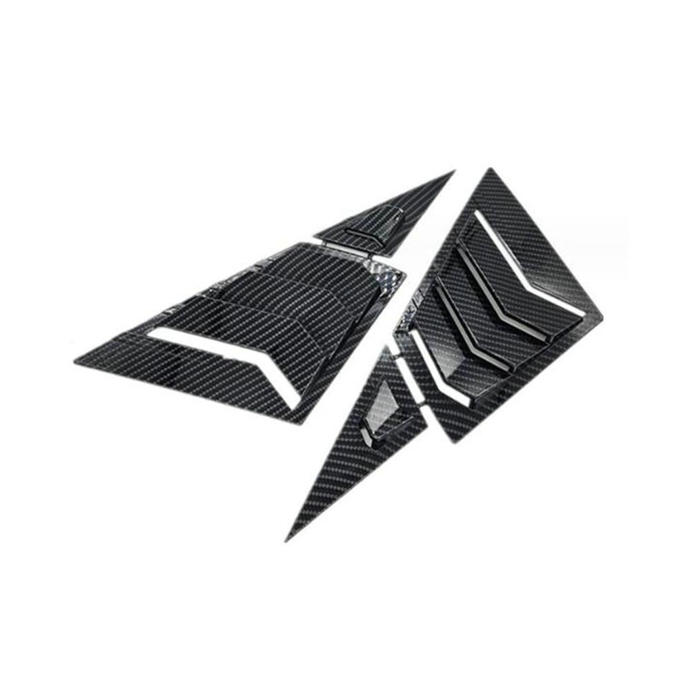 1Pair Car Front Window Scoop Louver Cover For Honda Civic Sedan G9 9th 2012-2015