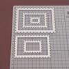 Rectangle Stamp Shape Cutting Dies Metal Stencil DIY Scrapbooking Album Paper Card Embossing Craft Die Cut Frame Template