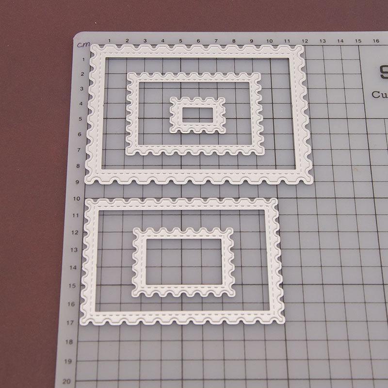 Rectangle Stamp Shape Cutting Dies Metal Stencil DIY Scrapbooking Album Paper Card Embossing Craft Die Cut Frame Template
