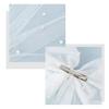 Bridal Hair Clip with Bow Faux Pearl Veil Wedding Headdress White Tulle Wedding Day Honeymoon Hair Accessory