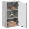 Wall Mounted Bathroom Cabinet Grey Sonoma 39 x 23.5 x 65 cm