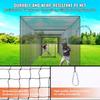 Baseball Batting Netting, Professional Softball Baseball Batting Hitting Training Net, Practice Portable Pitching Cage Net with Door & Carry Bag,