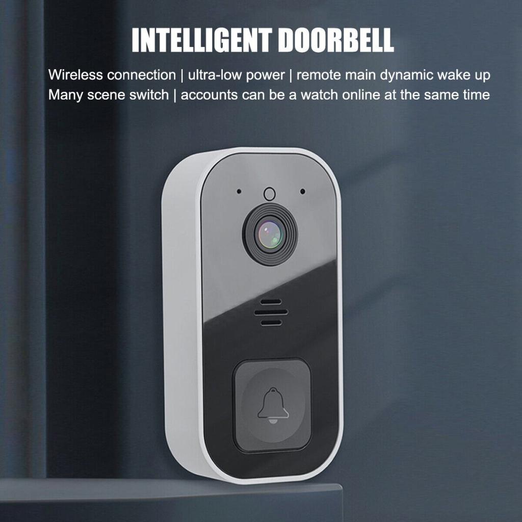 PDTO Smart Wireless Video Doorbell Intelligent Visual Doorbell Intercom Night Vision