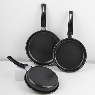 Mini Frigideira 14cm/16cm/18cm Antiaderente Ovos Panqueca Espessada Frigideira de Omelete Fogão a Gás Indução