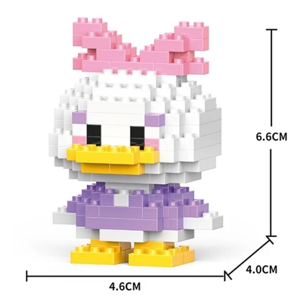 Disney Anime Princess Building Blocks Stitch Mickey Mouse mini Action toy Figures Blocks Toys Bricks Assemble Toys Kids Gifts